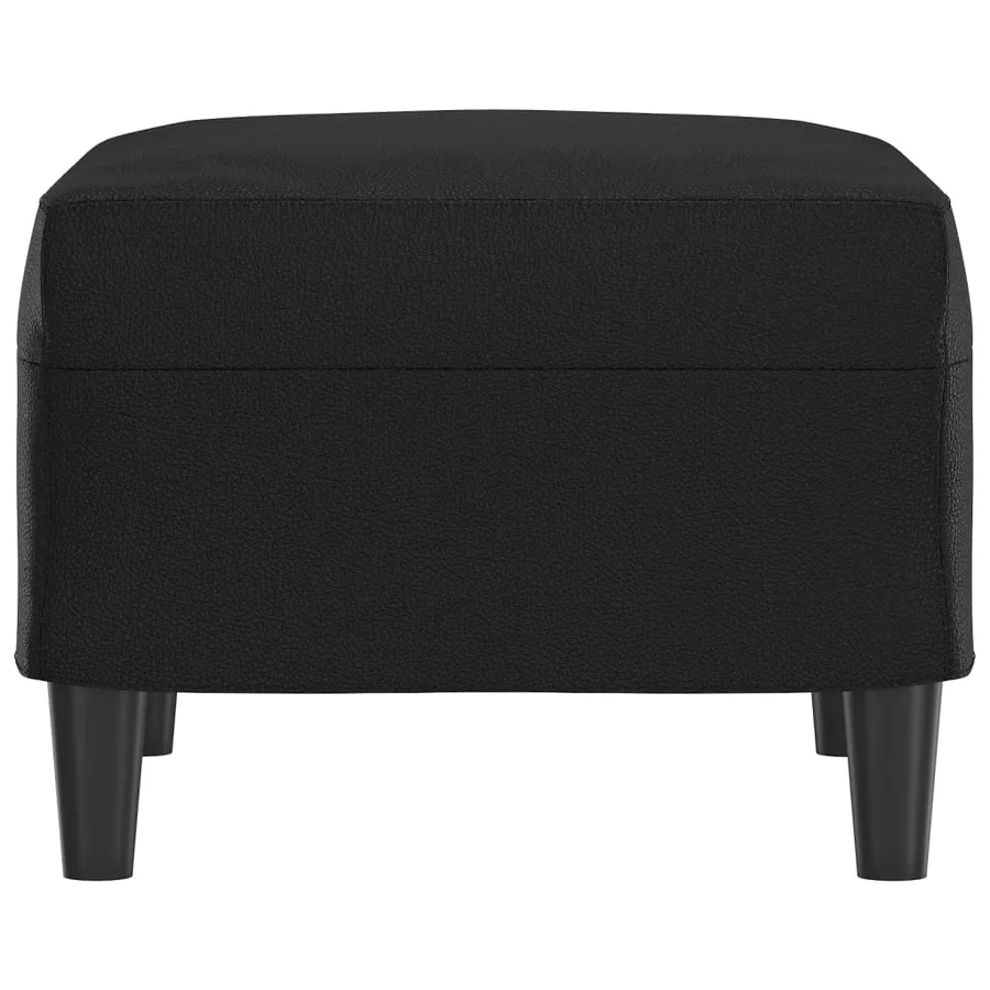 Repose-pied Noir 60x50x41 cm Similicuir - 4