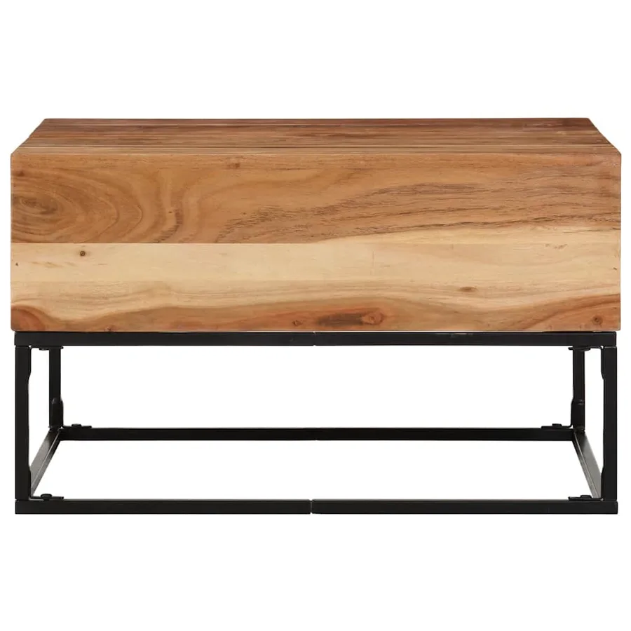 Table basse 68x68x41 cm Bois d'acacia solide - 2
