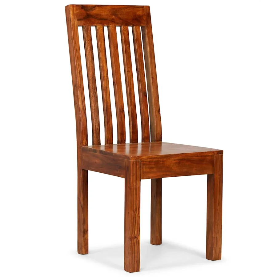 Chaises à manger lot de 6 bois massif moderne - 9