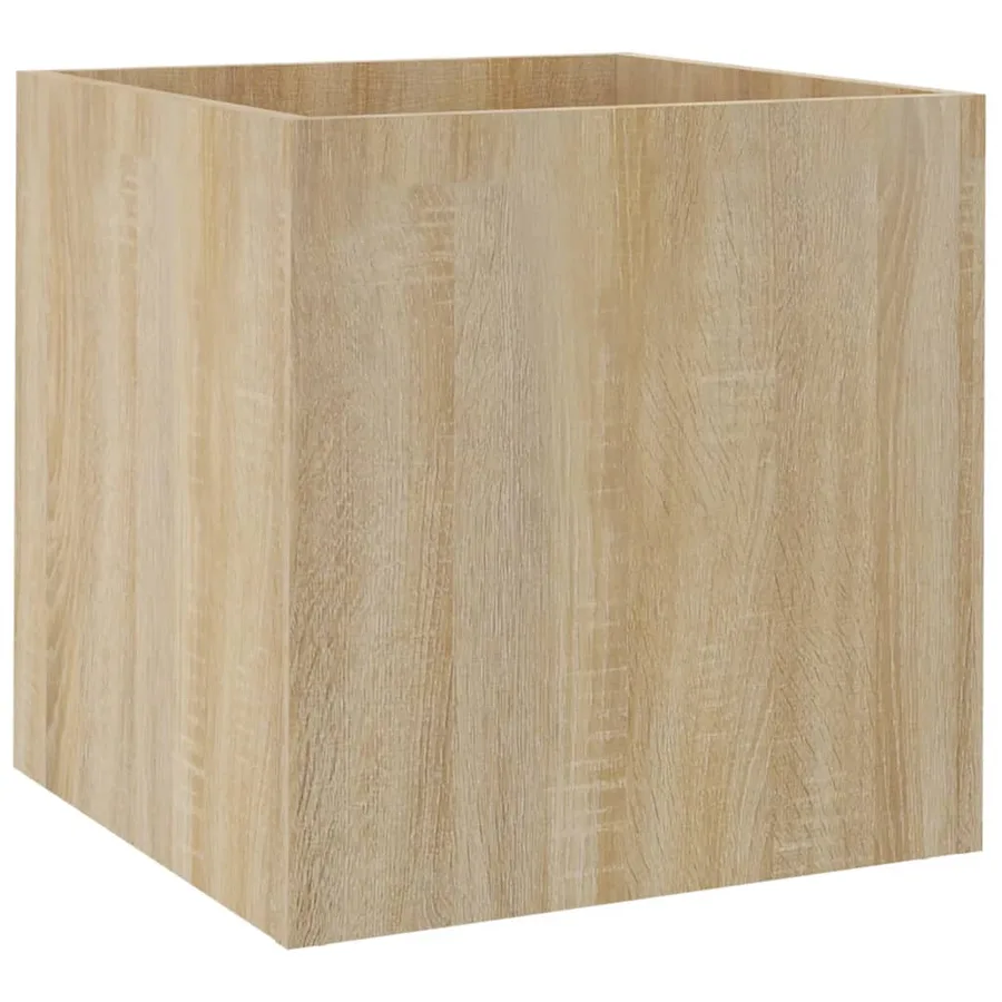 Jardinière Chêne sonoma 40x40x40 cm Bois d'ingénierie - 2
