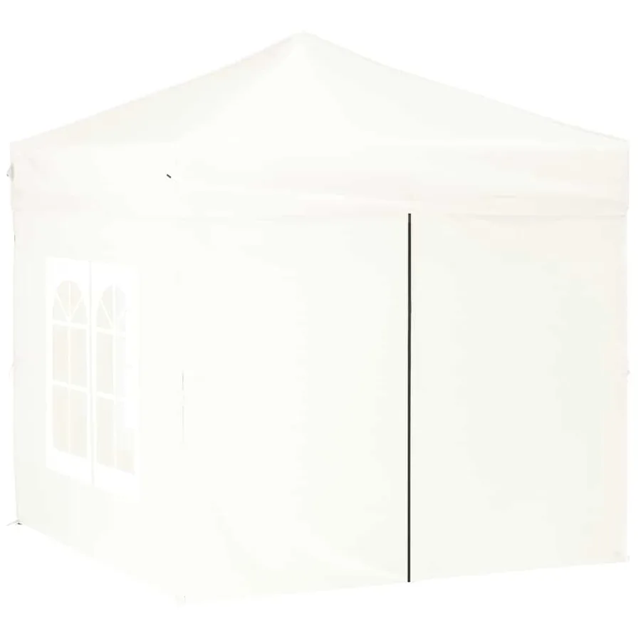 Tente de réception pliable avec parois Blanc 2x2 m - 3