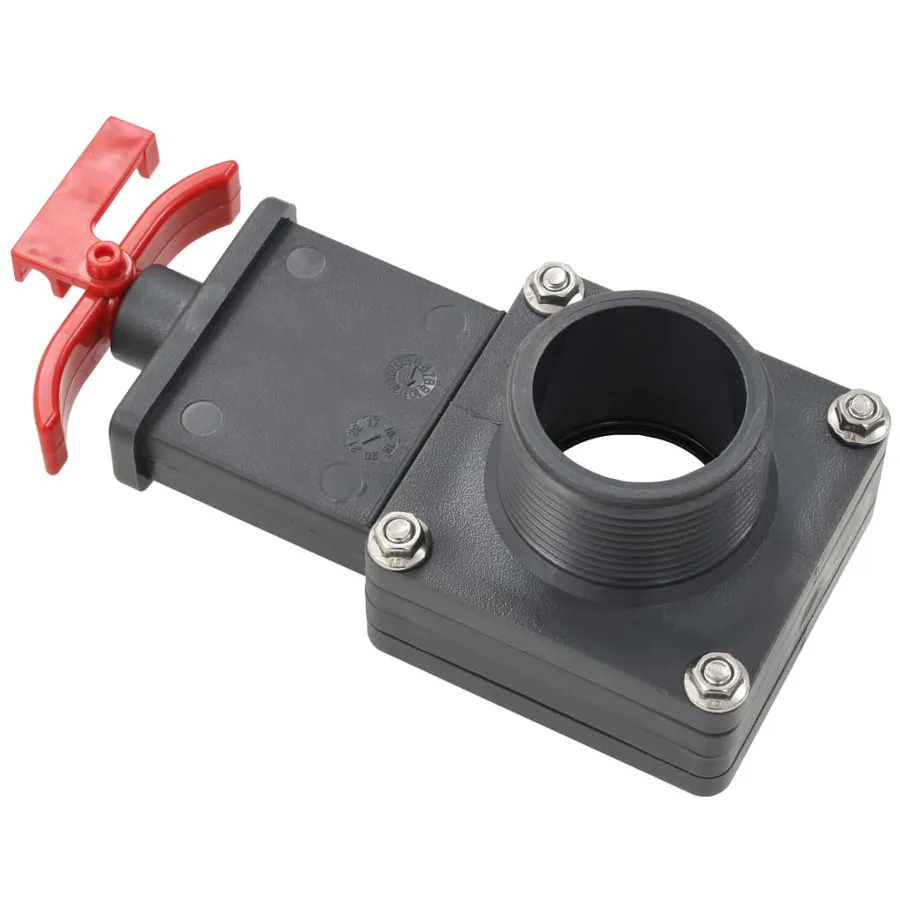 Vanne de portail de piscine 2 pcs 1,5" - 2