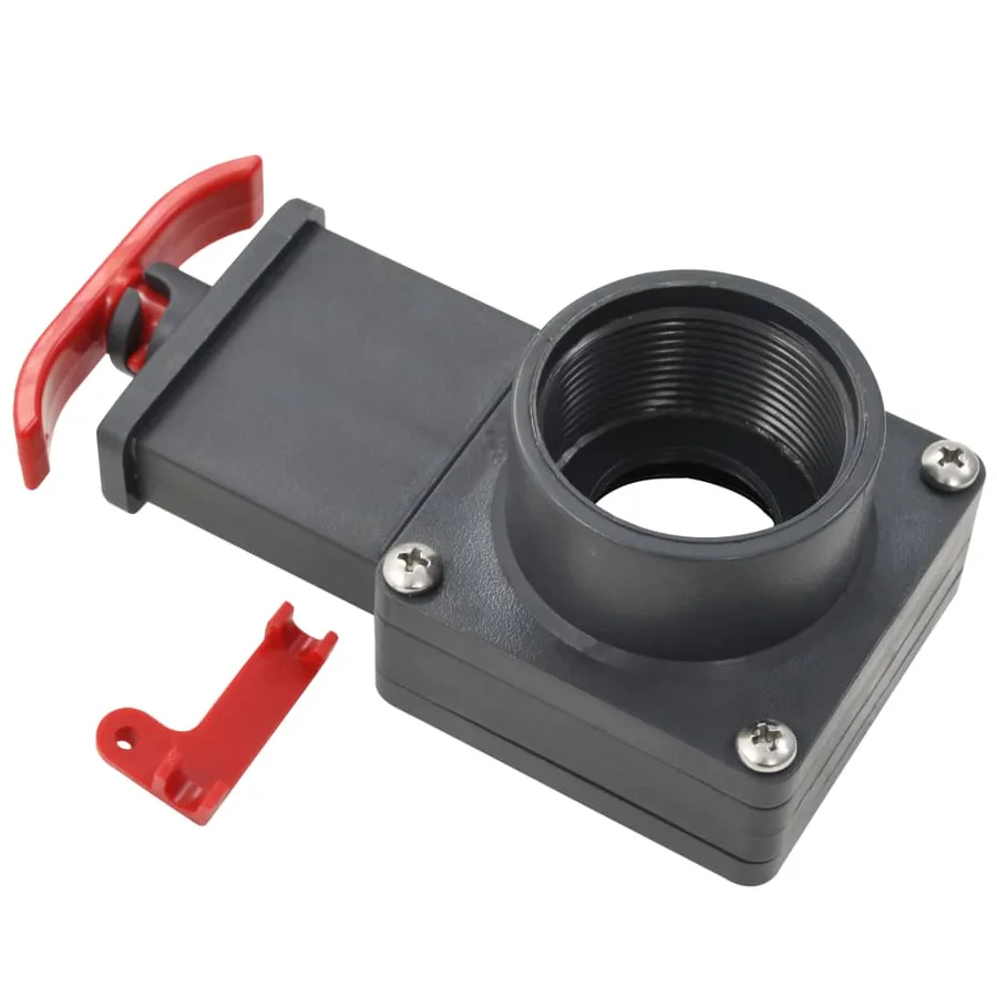 Vanne de portail de piscine 2 pcs 1,5" - 3