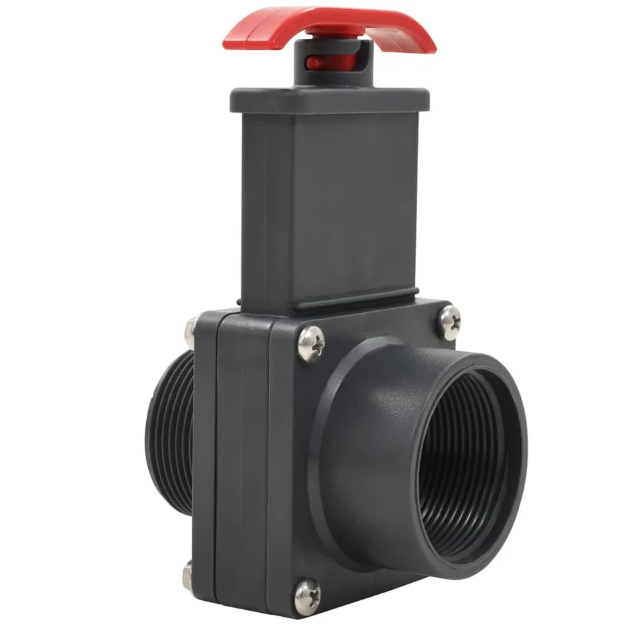 Vanne de portail de piscine 2 pcs 1,5" - 7