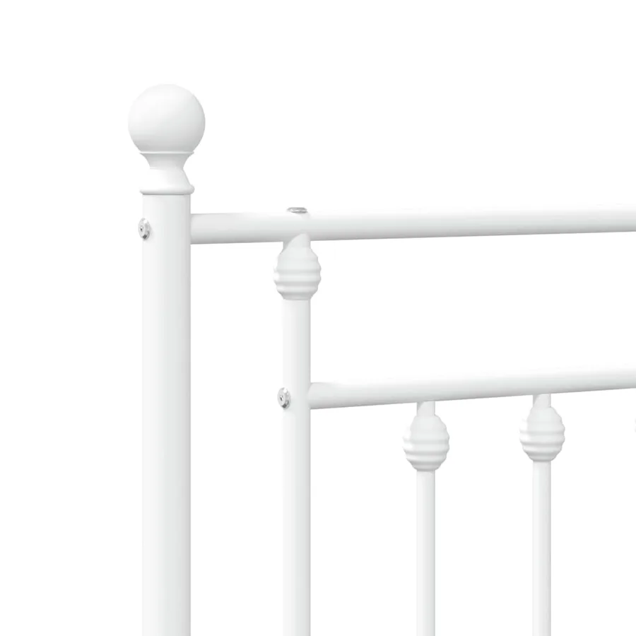 Tête de lit de remplacement métal blanc 75 cm - 6
