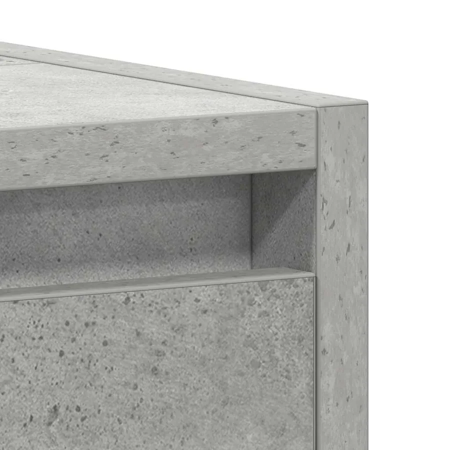 Armoire de salle de bain Gris béton 60x33x61 cm Bois ingénierie - 10