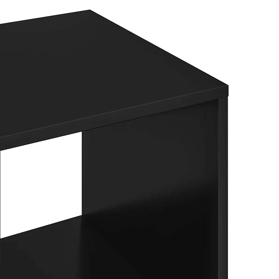 Garde-robe Noir 80x40x110 cm Bois d’ingénierie - 7