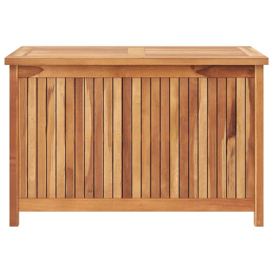 Boîte de rangement de jardin 90x50x58 cm Bois de teck solide - 4