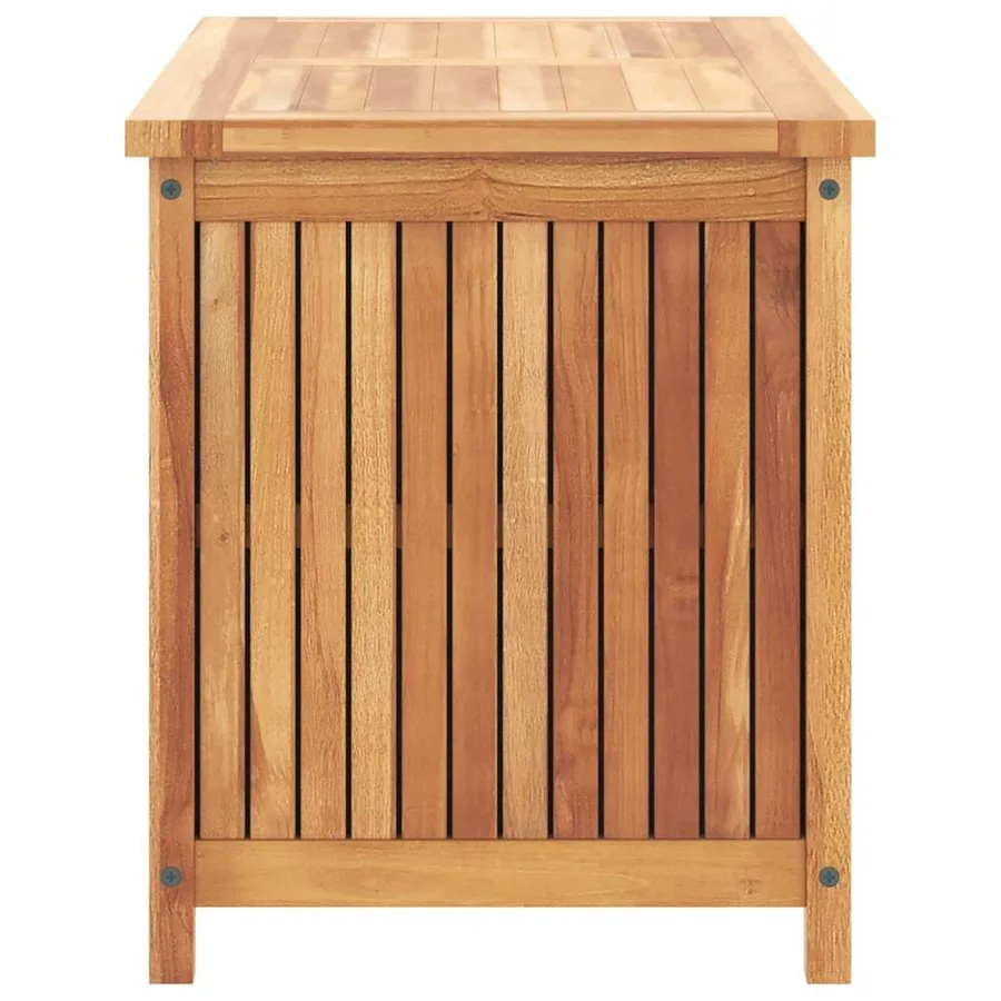Boîte de rangement de jardin 90x50x58 cm Bois de teck solide - 5