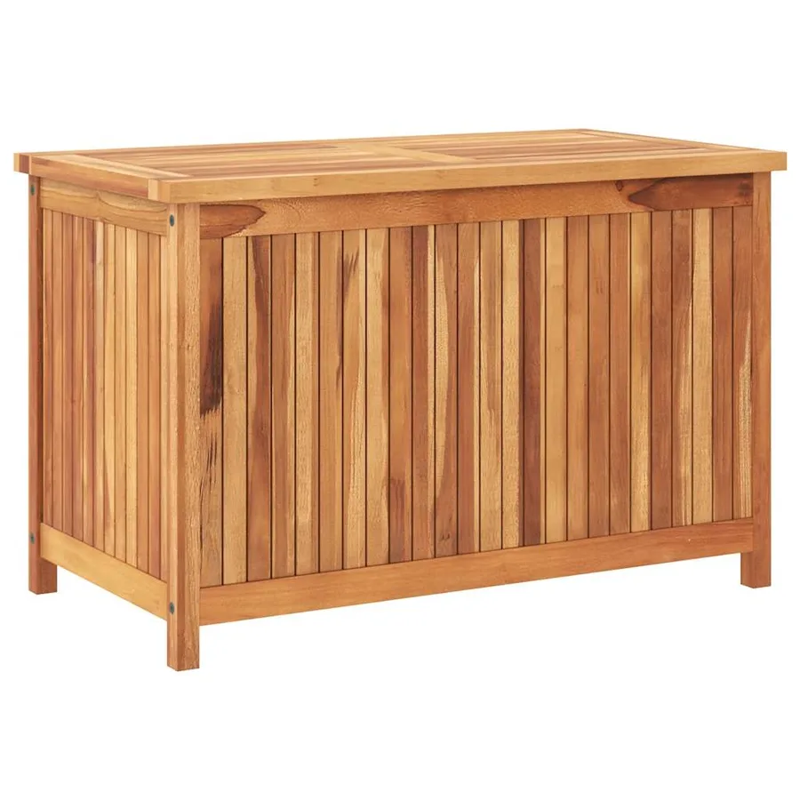 Boîte de rangement de jardin 90x50x58 cm Bois de teck solide - 6