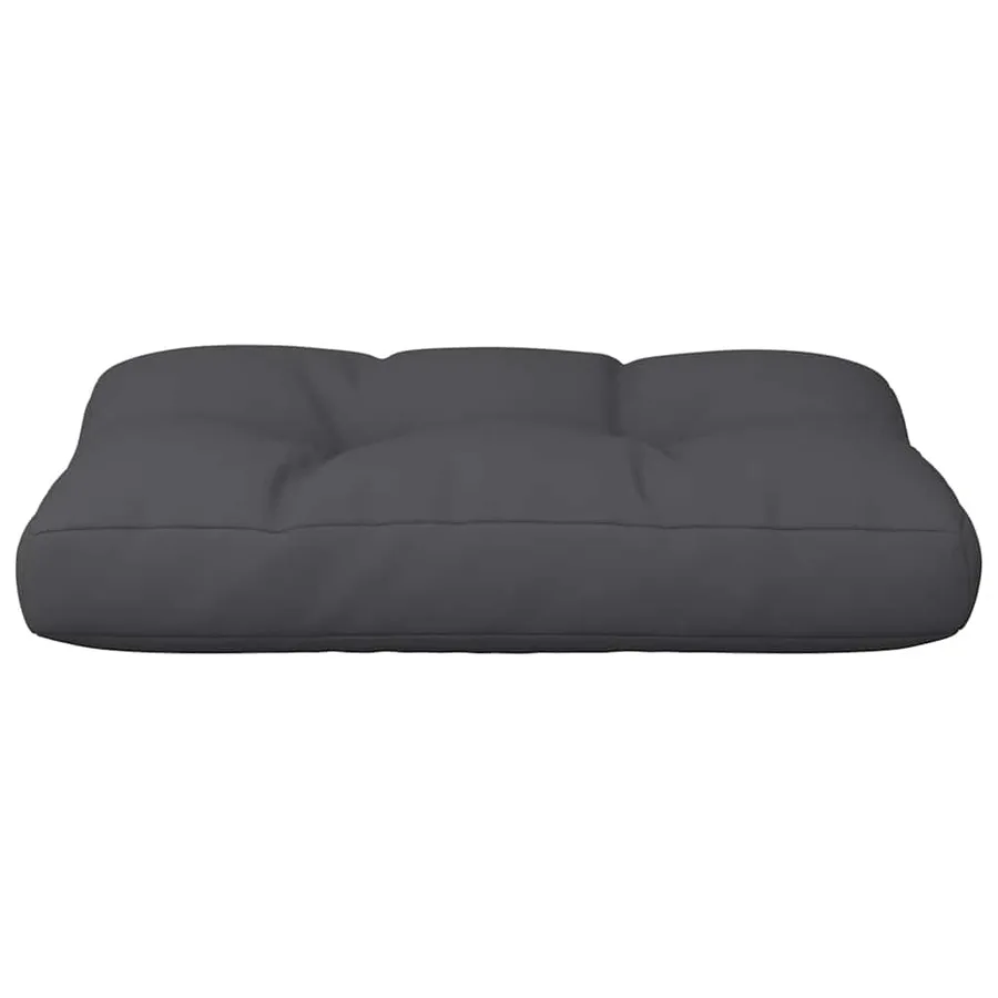 Coussin de palette noir 50x40x12 cm tissu - 5