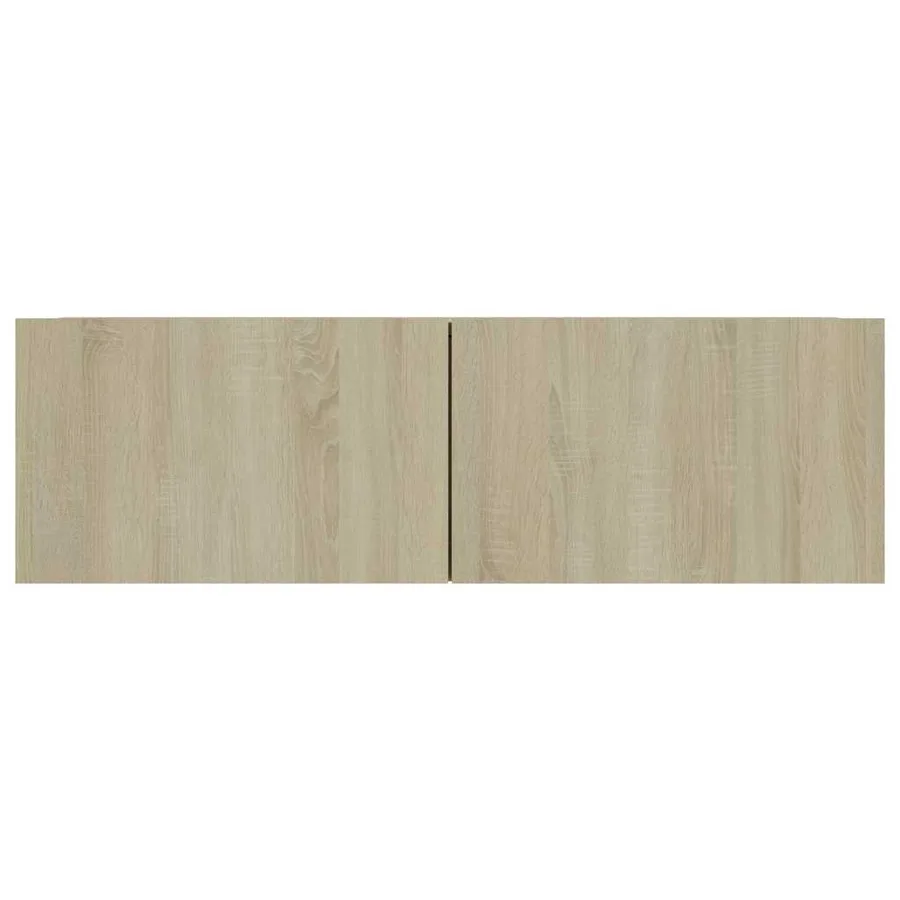 Meuble TV Chêne sonoma 100x30x30 cm Bois d’ingénierie - 6