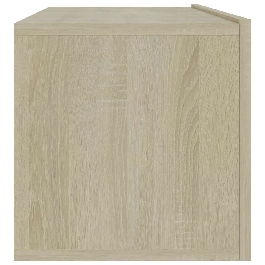 Meuble TV Chêne sonoma 100x30x30 cm Bois d’ingénierie - 7