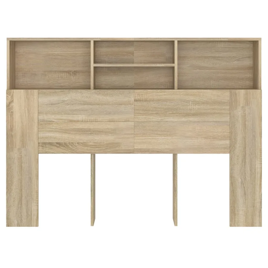 Armoire à tête de lit Chêne Sonoma 140x19x103,5 cm - 5