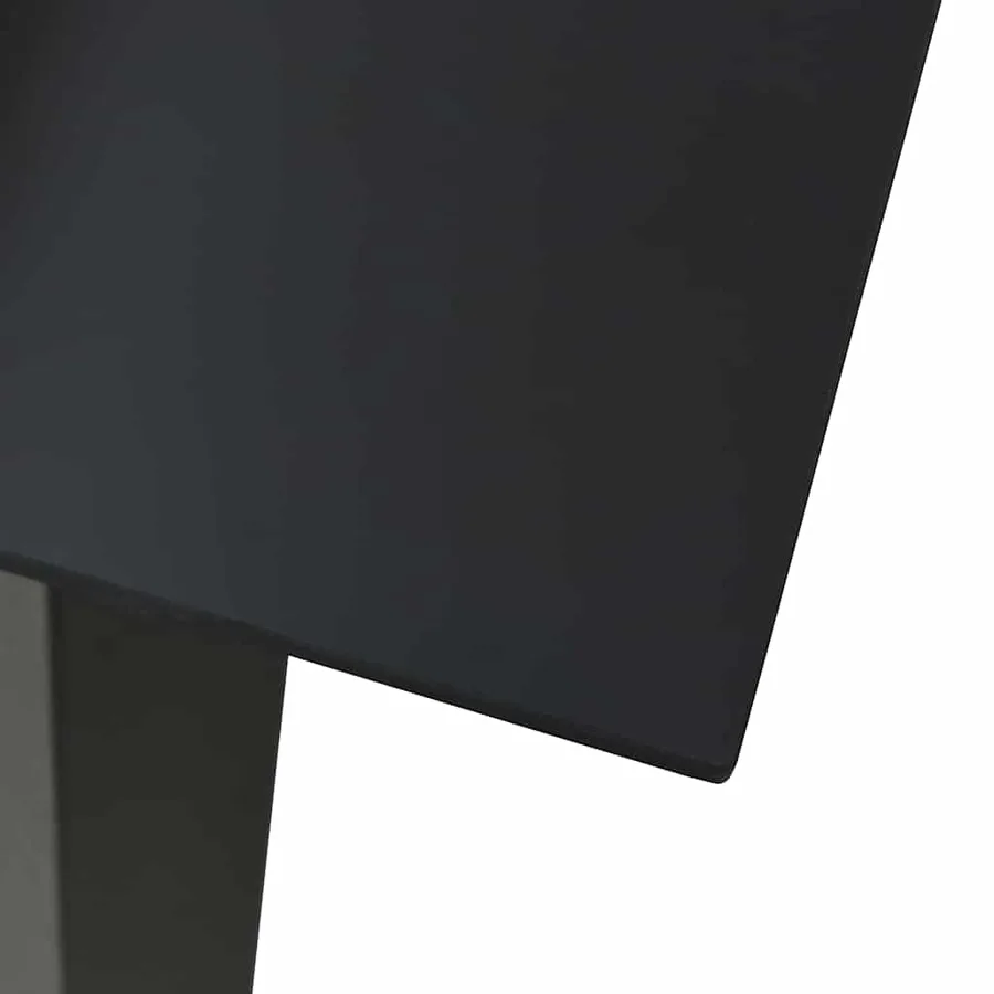 Ensemble à manger d'extérieur 3 pcs Rotin PVC Noir - 5