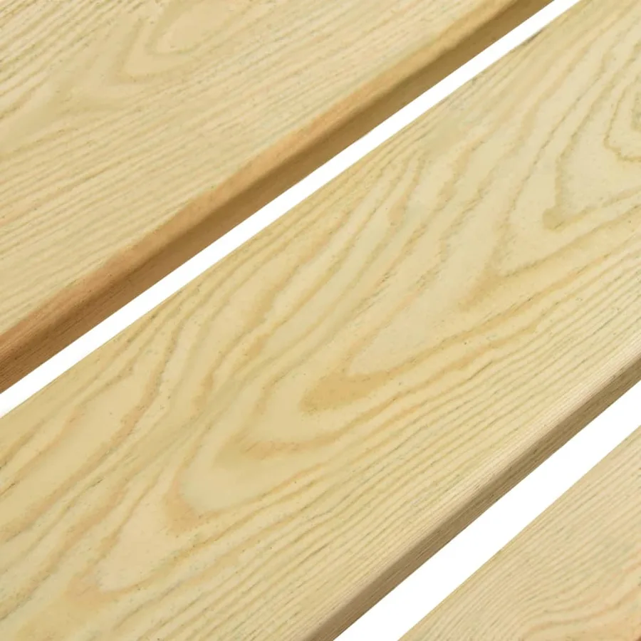 Banc de jardin 140 cm Bois de pin imprégné - 4