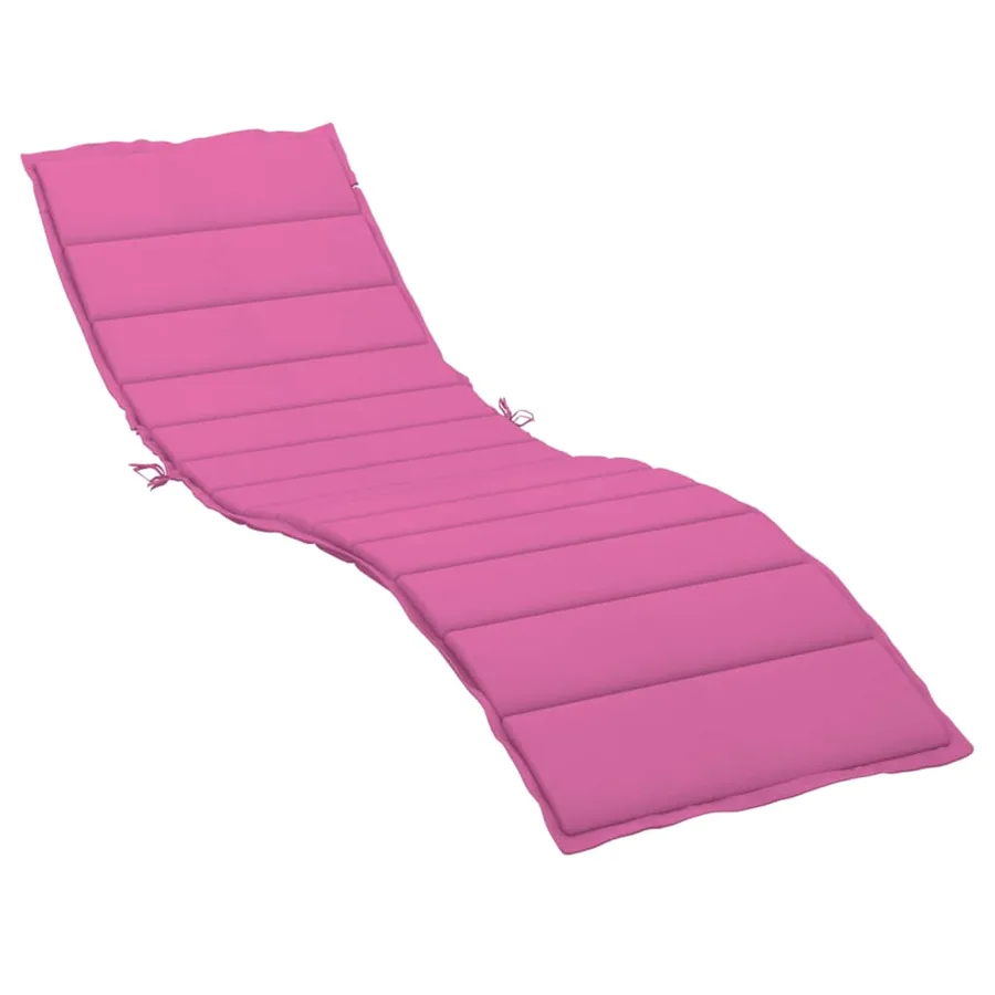 Coussin de chaise longue rose tissu oxford - 2