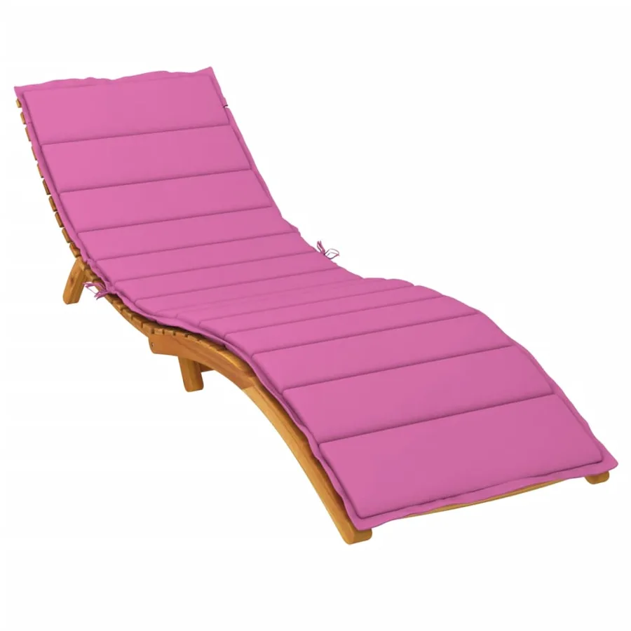 Coussin de chaise longue rose tissu oxford - 3