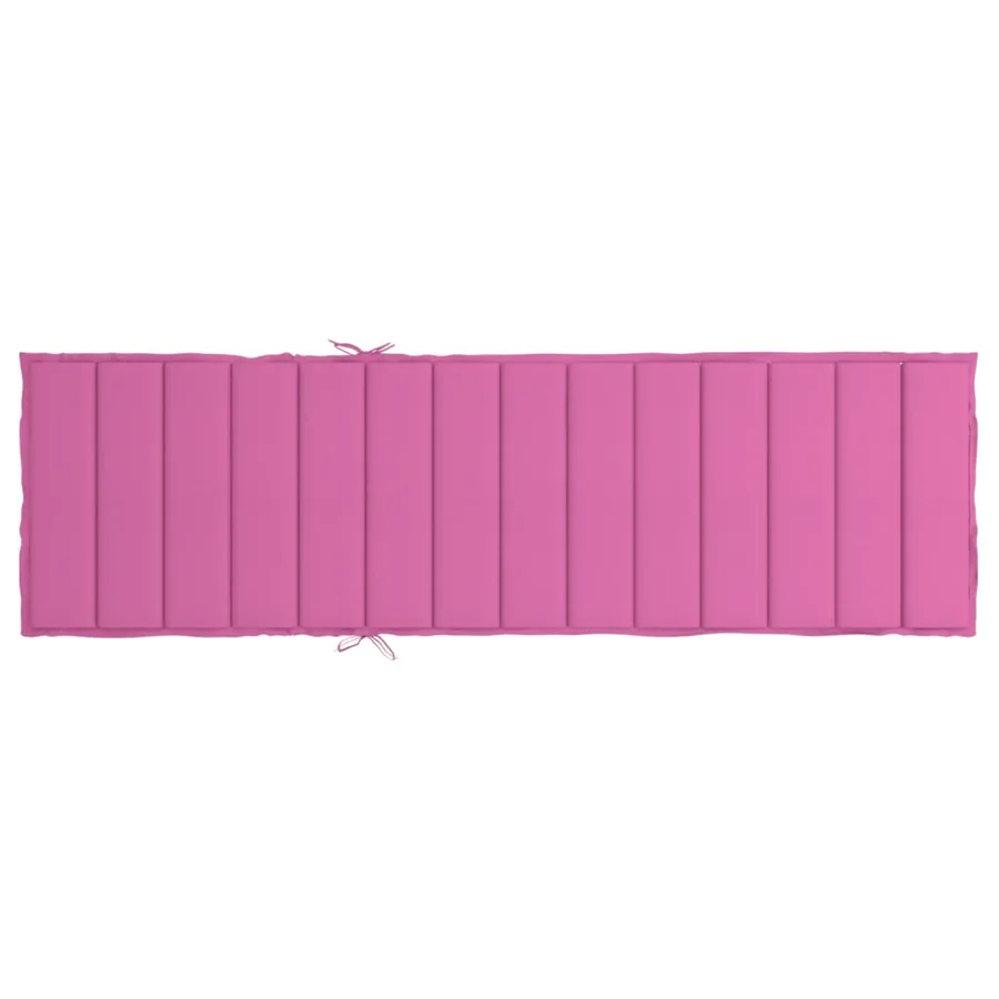 Coussin de chaise longue rose tissu oxford - 5