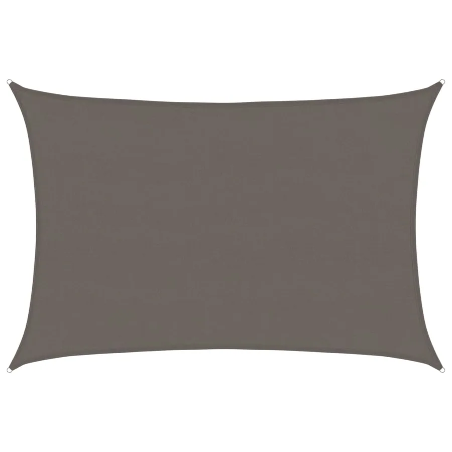 Voile d'ombrage 160 g/m² Anthracite 5x6 m PEHD - 2