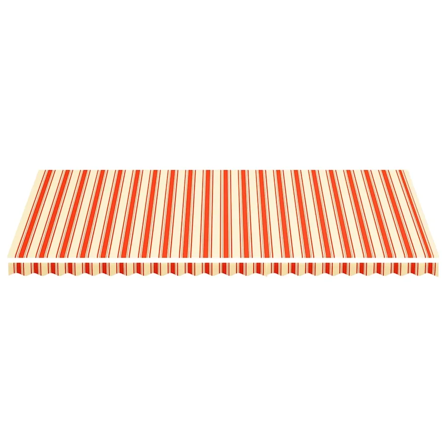 Tissu de remplacement pour auvent jaune et orange 6x3 m polyester - 3