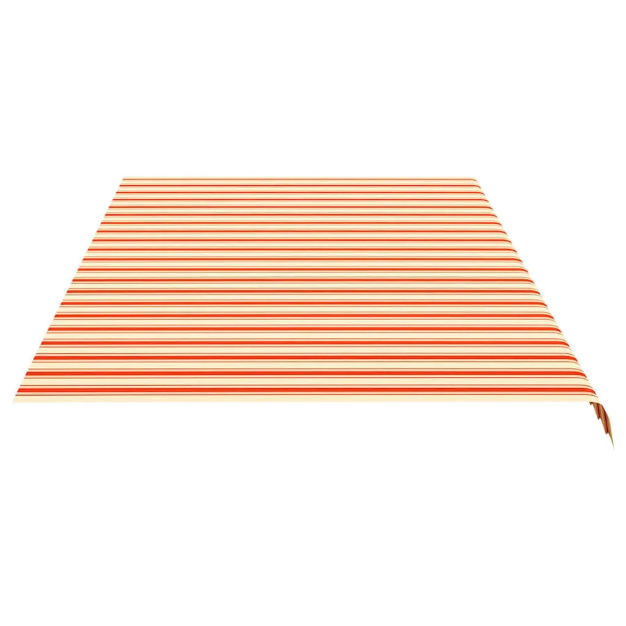 Tissu de remplacement pour auvent jaune et orange 6x3 m polyester - 4