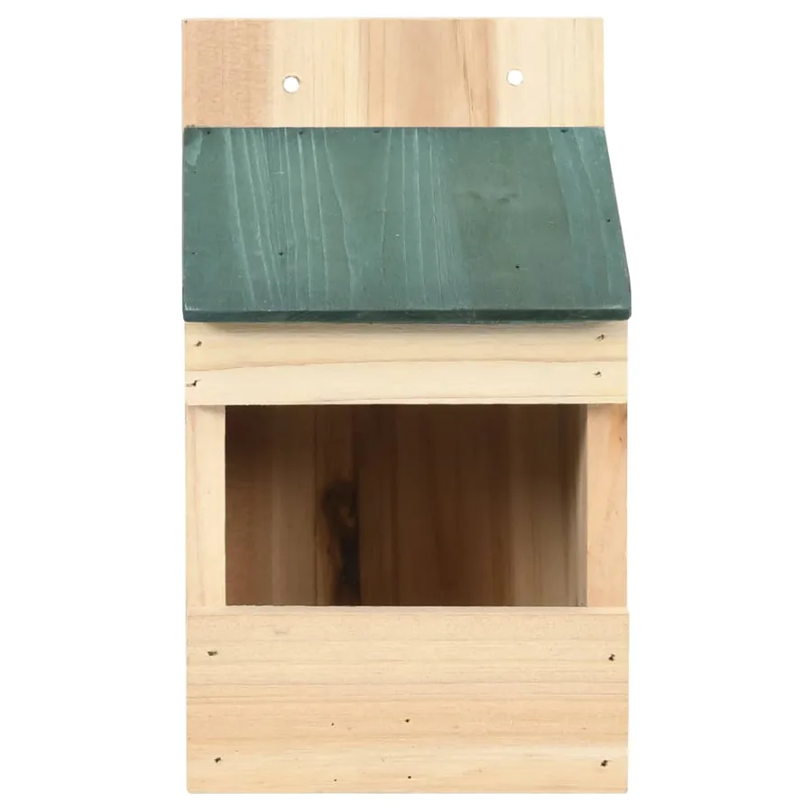 Nichoirs 4 pcs 12x16x20 cm Bois de sapin - 3