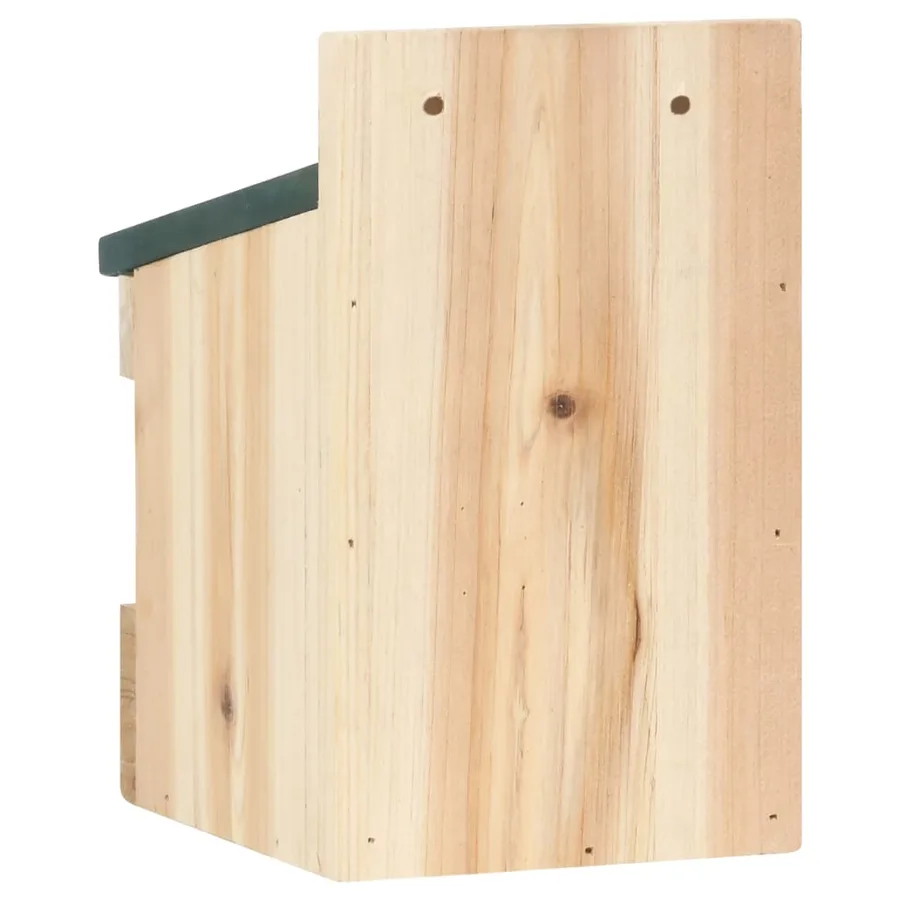 Nichoirs 4 pcs 12x16x20 cm Bois de sapin - 5