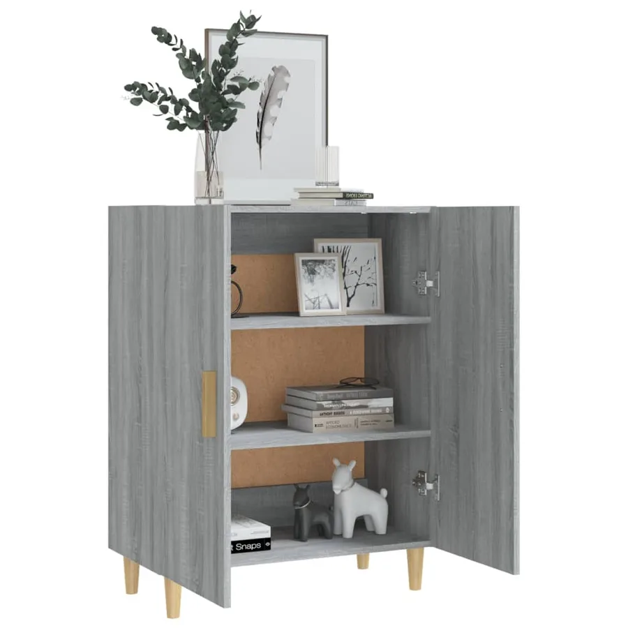 Buffet Sonoma gris 70x34x90 cm Bois d'ingénierie - 7