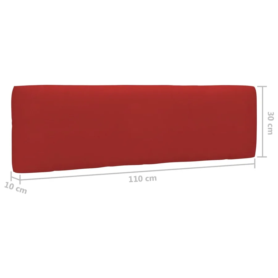 Canapé central palette de jardin Gris Bois de pin imprégné - 11