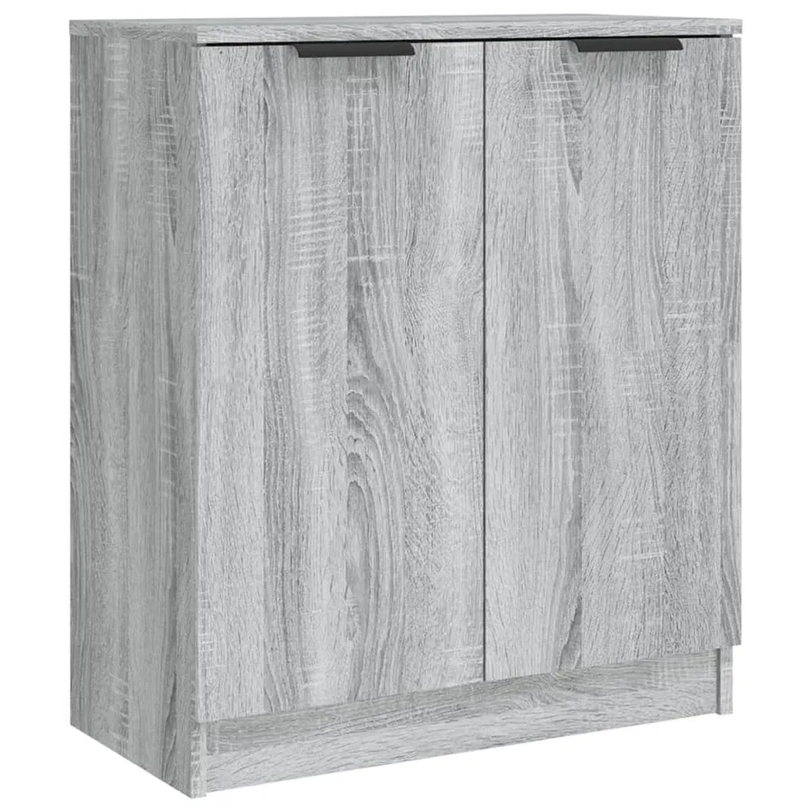 Buffets 3 pcs Sonoma gris Bois d'ingénierie - 4