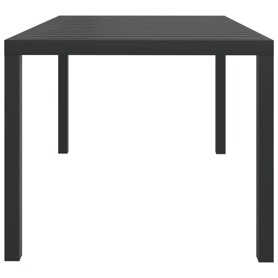 Ensemble à manger de jardin coussins 5pcs Résine tressée Gris - 8