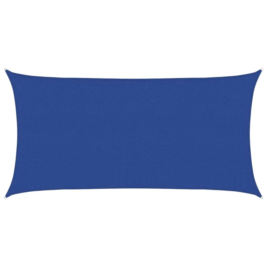 Voile d'ombrage 160 g/m² Bleu 2,5x4,5 m PEHD - 2