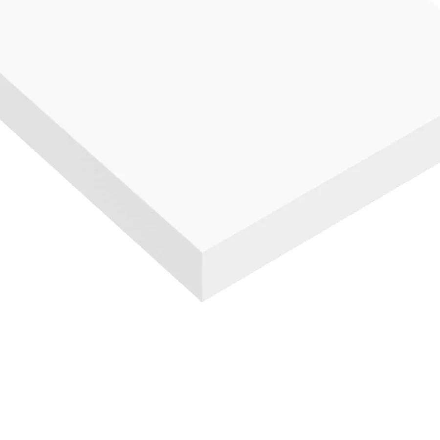 Étagères murales flottantes 4 pcs blanc 90x23,5x3,8 cm MDF - 12