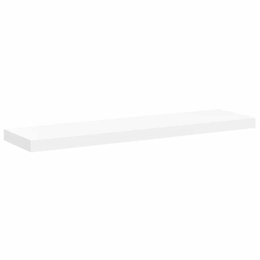 Étagères murales flottantes 4 pcs blanc 90x23,5x3,8 cm MDF - 6