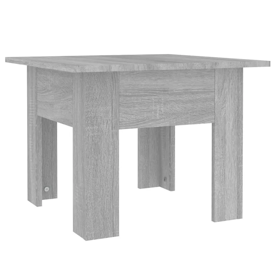 Table basse Sonoma gris 55x55x42 cm bois d'ingénierie - 2