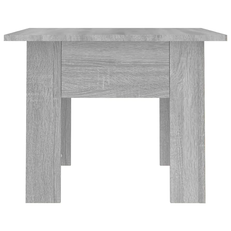 Table basse Sonoma gris 55x55x42 cm bois d'ingénierie - 5