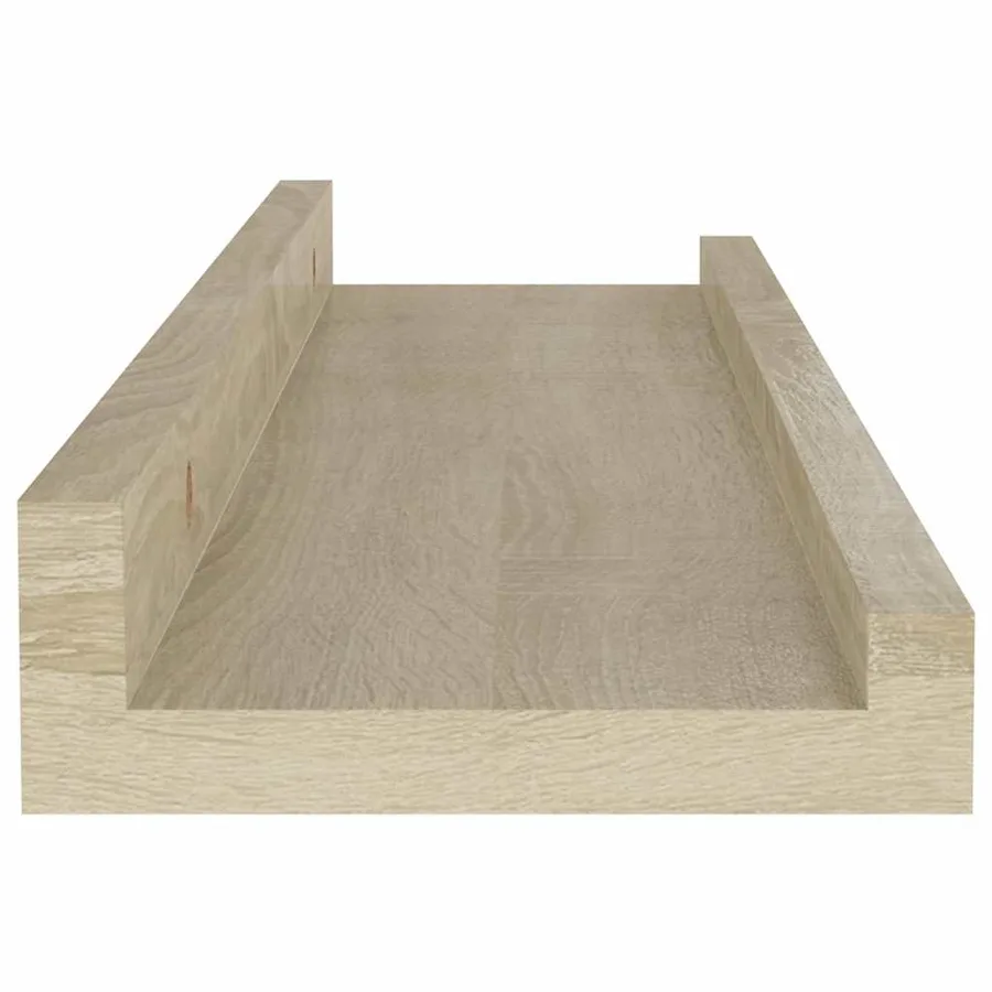 Étagères murales 4 pcs chêne sonoma 40x9x3 cm - 7