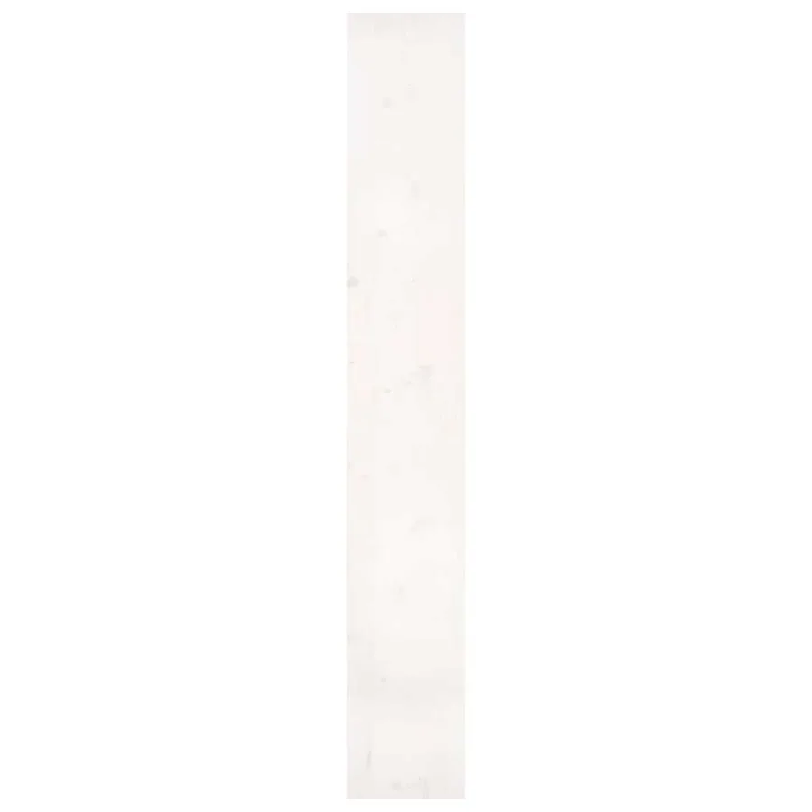 Bibliothèque/Séparateur de pièce Blanc 80x30x199,5cm Pin massif - 6