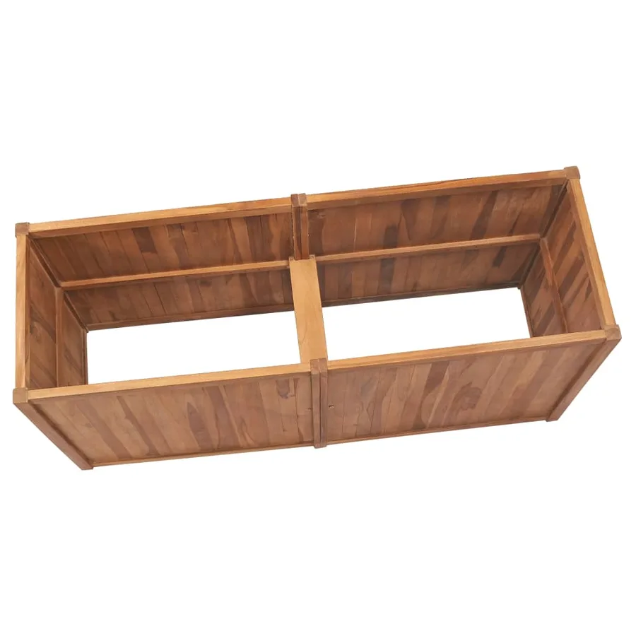 Lit surélevé de jardin 150x50x70 cm Bois de teck solide - 3