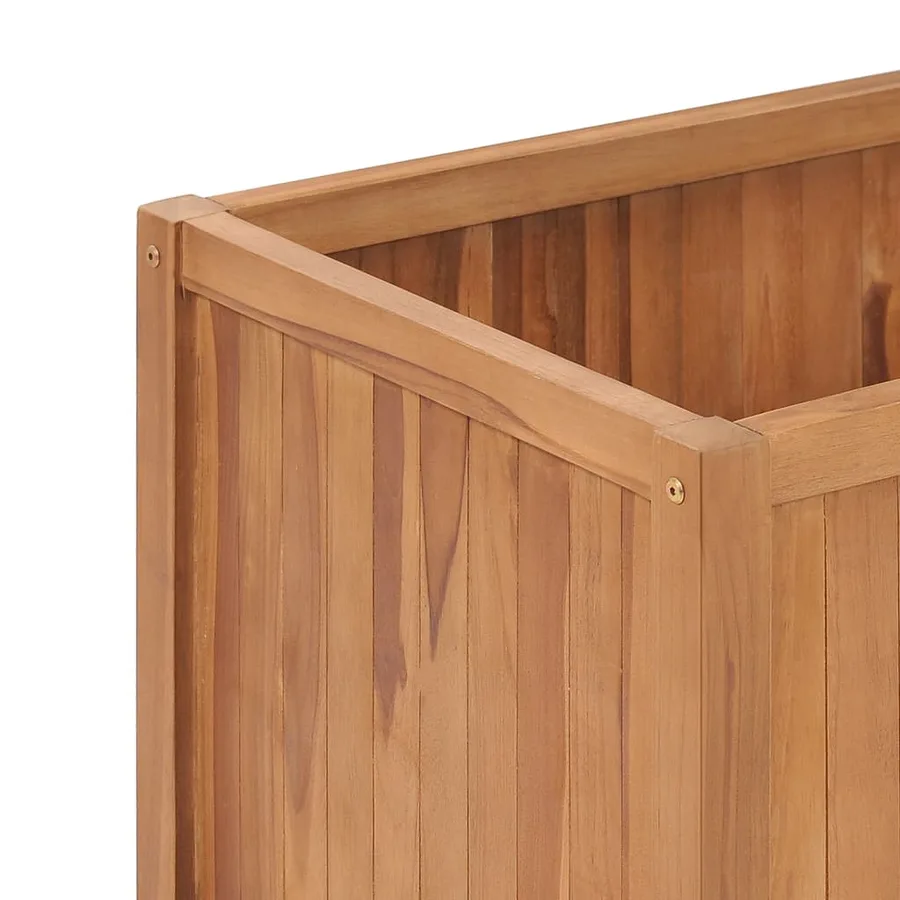Lit surélevé de jardin 150x50x70 cm Bois de teck solide - 5