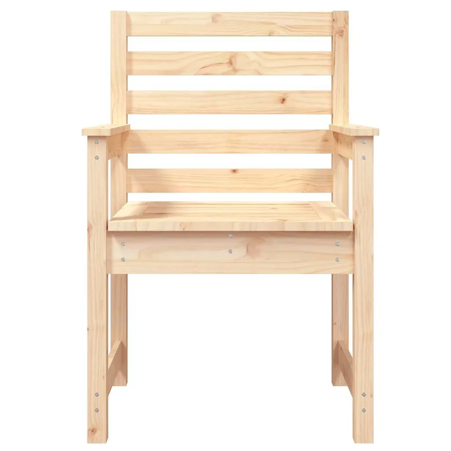 Chaises de jardin lot de 2 60x48x91 cm bois massif de pin - 4