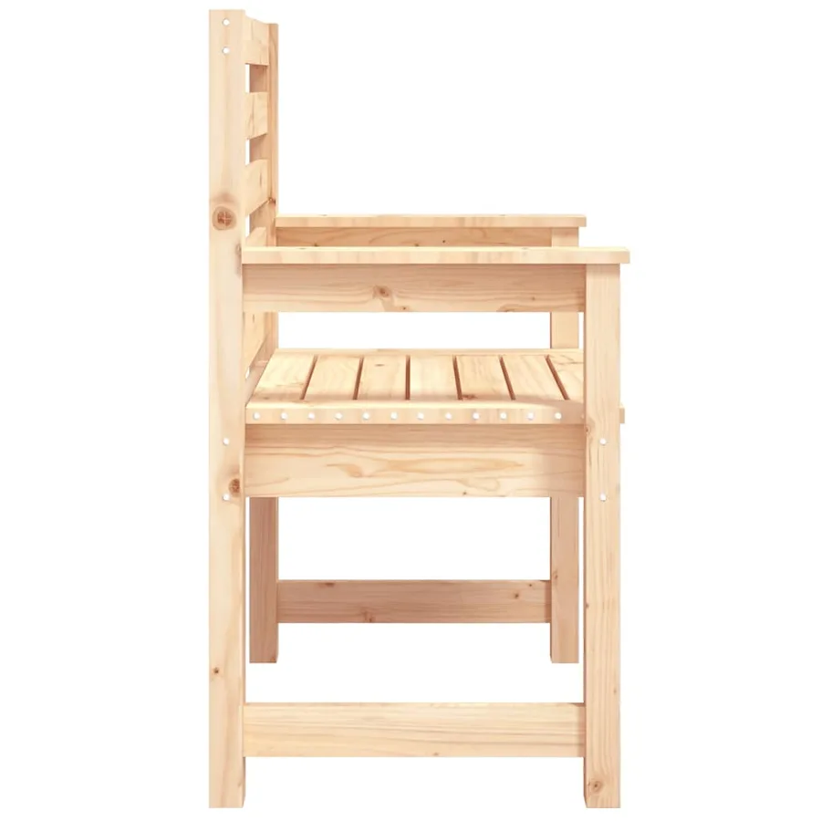 Chaises de jardin lot de 2 60x48x91 cm bois massif de pin - 6