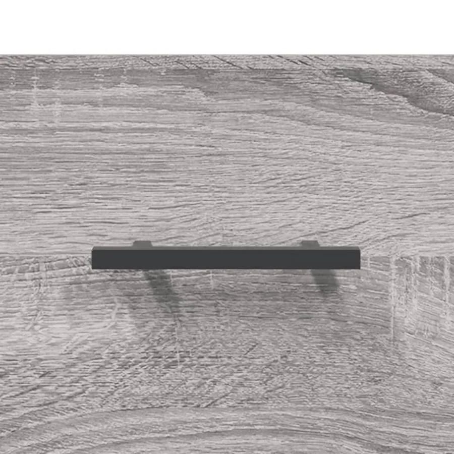 Meuble TV sonoma gris 150x36x30 cm bois d'ingénierie - 9