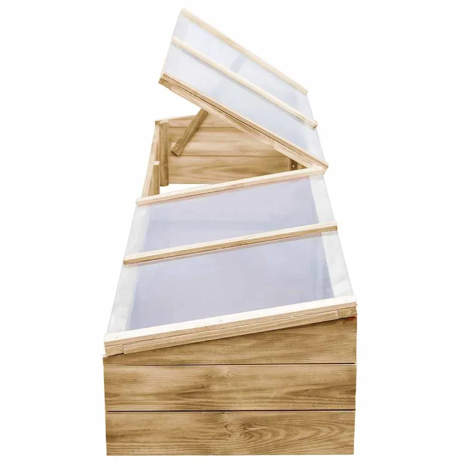 Serres 2 pcs Bois de pin imprégné 200x50x35 cm - 5