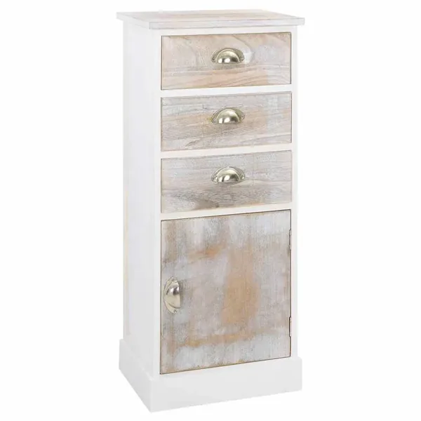Armoire latérale 38x28x86 cm Bois de Paulownia