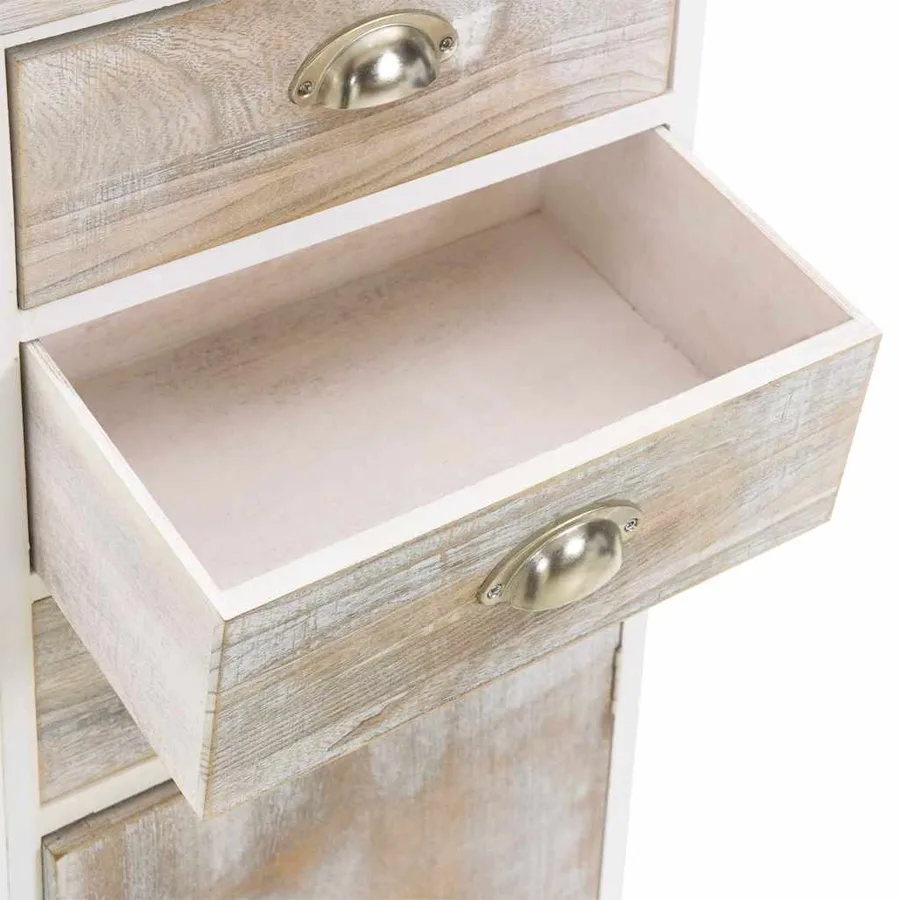 Armoire latérale 38x28x86 cm Bois de Paulownia - 6
