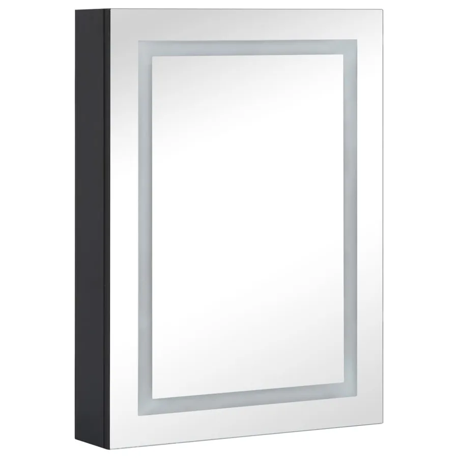 Armoire de salle de bain à miroir LED 50x13x70 cm - 3
