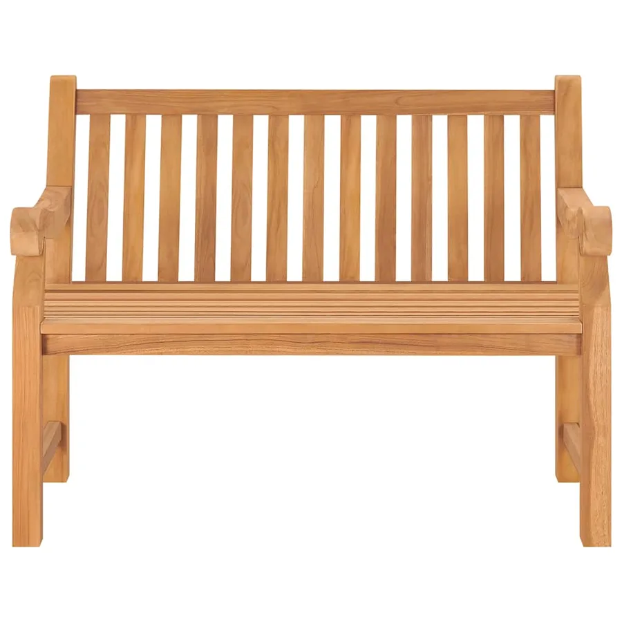 Banc de jardin 114 cm bois de teck solide - 2