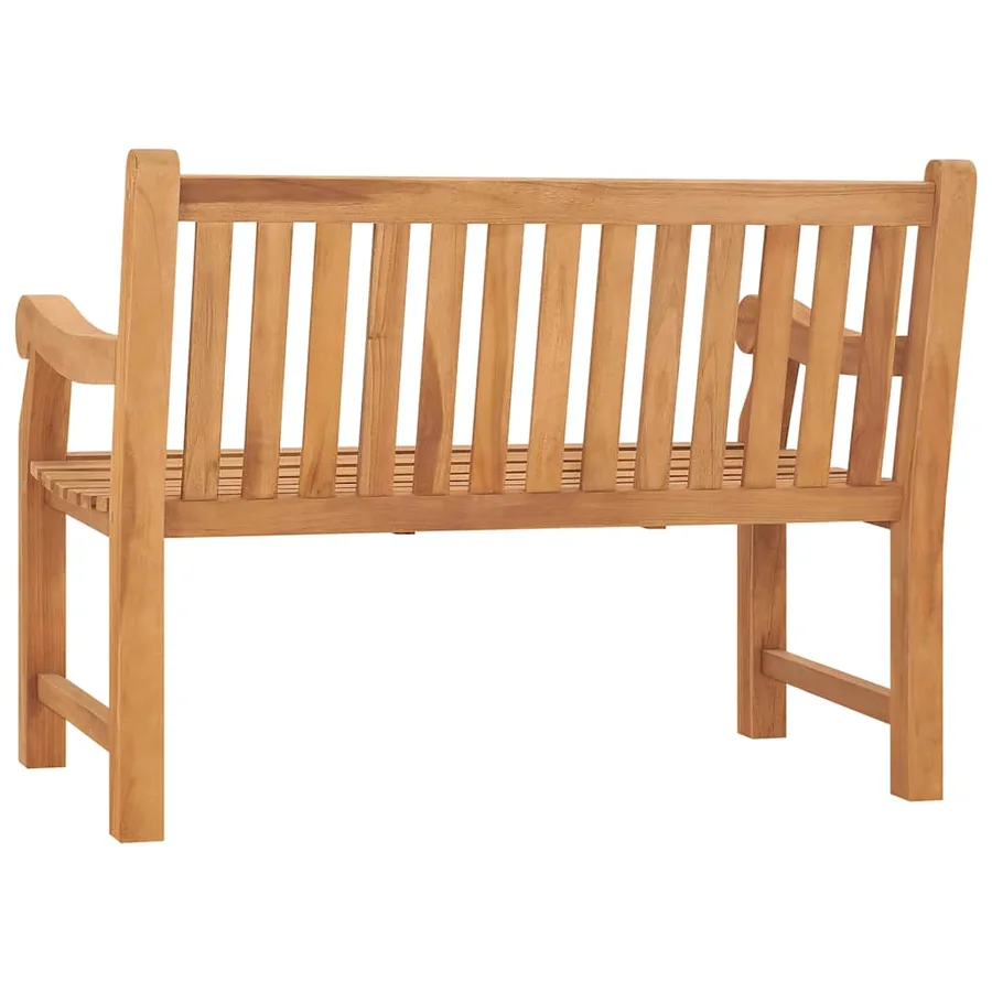 Banc de jardin 114 cm bois de teck solide - 3